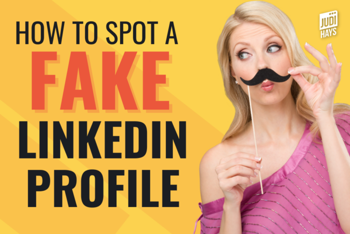 how to spot a fake profile
