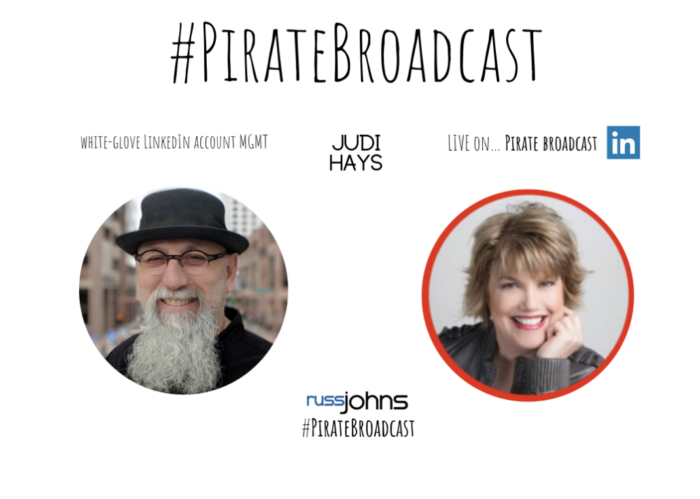 Join Judi Hays on the #PirateBroadcast