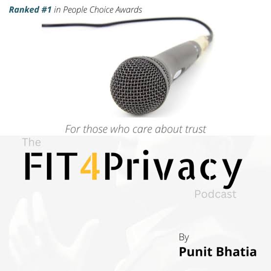 The FIT4Privacy Podcast artwork featuring host Punit Bhatia